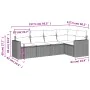 Gartensofa-Set mit Kissen, 5-teilig, beiges synthetisches Rattan von , Gartensets - Ref: Foro24-3218919, Preis: 356,47 €, Rab...