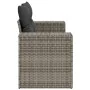 Garden sofa with cushions 2 seater gray synthetic rattan by , Outdoor sofas - Ref: Foro24-366125, Price: 197,52 €, Discount: %