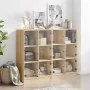 Shelf with oak Sonoma wood doors 136x37x109 cm by , Bookcases and shelves - Ref: Foro24-3206512, Price: 231,91 €, Discount: %