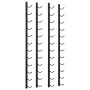 Wall wine racks for 12 bottles black iron 2 units by vidaXL, Wine racks - Ref: Foro24-282467, Price: 89,89 €, Discount: %