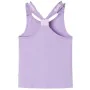 Camiseta de tirantes infantil color lila 92 de , Camisetas para niños - Ref: Foro24-10519, Precio: 9,05 €, Descuento: %