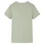 Light khaki short-sleeved children's t-shirt size 128 by , Kids T-shirts - Ref: Foro24-12007, Price: 9,27 €, Discount: %