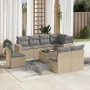 9-piece garden sofa set with beige synthetic rattan cushions by , Modular outdoor sofas - Ref: Foro24-3251416, Price: 657,39 ...