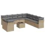 12-teiliges Gartensofa-Set und braune synthetische Rattankissen von , Gartensets - Ref: Foro24-3217889, Preis: 814,95 €, Raba...