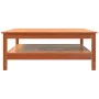 Solid wax brown pine wood coffee table 100x100x40 cm by , Coffee table - Ref: Foro24-844470, Price: 144,32 €, Discount: %