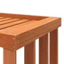 Outdoor firewood rack made of brown pine wood with wax finish, measuring 109x52x106 cm. by , Firewood bags and holders - Ref:...