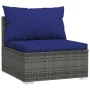 7-piece garden sofa set and gray synthetic rattan cushions by , Garden sets - Ref: Foro24-3101462, Price: 431,44 €, Discount: %