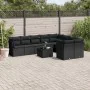 Garden sofa set 10 pieces with black synthetic rattan cushions by , Garden sets - Ref: Foro24-3250014, Price: 671,88 €, Disco...