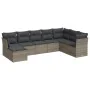 8-teiliges Gartensofa-Set und graue synthetische Rattankissen von , Gartensets - Ref: Foro24-3218050, Preis: 499,78 €, Rabatt: %