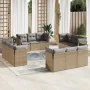 Set mit 12 Gartensofas und Kissen Kunstrattanbraun von , Gartensets - Ref: Foro24-3217329, Preis: 848,13 €, Rabatt: %