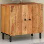 Badezimmer-Waschbeckenschrank aus massivem Akazienholz, 62 x 33 x 58 cm von , Badezimmerwaschtische - Ref: Foro24-356874, Pre...