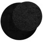 PAMPLONA modern long pile shaggy rug black Ø 280 cm by , Rugs - Ref: Foro24-375293, Price: 139,03 €, Discount: %