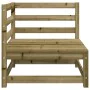 Garden corner sofa impregnated pine wood 70x70x67 cm by , Modular outdoor sofas - Ref: Foro24-837906, Price: 57,02 €, Discoun...