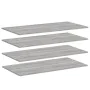 Wall shelves 4 units Sonoma gray engineered wood 100x50x1.5cm by , Shelves and shelves - Ref: Foro24-838307, Price: 63,02 €, ...