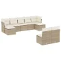 9-teiliges Gartensofa-Set mit beigen synthetischen Rattankissen von , Gartensets - Ref: Foro24-3218268, Preis: 614,35 €, Raba...