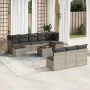 Set mit 11 Gartensofas und Kissen synthetisches Rattangrau von , Gartensets - Ref: Foro24-3218300, Preis: 644,57 €, Rabatt: %