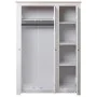 3-door pine wardrobe Panama Range white 118x50x171.5 cm by vidaXL, Wardrobes - Ref: Foro24-282663, Price: 527,44 €, Discount: %