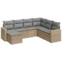 7-teiliges Gartensofa-Set und beigefarbene synthetische Rattankissen von , Gartensets - Ref: Foro24-3219289, Preis: 472,47 €,...