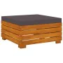 3-piece garden furniture with solid acacia wood cushions by , Garden sets - Ref: Foro24-3087330, Price: 404,73 €, Discount: %