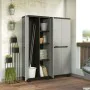 Keter Planet Gray and Black Multipurpose Storage Cabinet by , Lockers and storage cabinets - Ref: Foro24-445036, Price: 137,7...