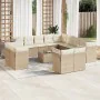 Set mit 14 Gartensofas mit Kissen Kunstrattan beige von , Gartensets - Ref: Foro24-3250397, Preis: 1,00 €, Rabatt: %