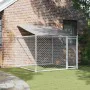 Dog cage roof and door gray galvanized steel 2x2x2 m by , Dog kennels and fences - Ref: Foro24-172559, Price: 149,63 €, Disco...