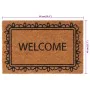 Coconut fiber doormat with a shaggy texture 40x60 cm by , Doormats - Ref: Foro24-155618, Price: 14,56 €, Discount: %