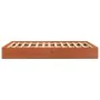 Solid wax brown pine wood bed frame 120x200 cm by , Beds and slatted bases - Ref: Foro24-844819, Price: 90,10 €, Discount: %