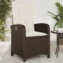 Garden recliners with brown cushions 2 pcs PE rattan by , Garden chairs - Ref: Foro24-365170, Price: 264,72 €, Discount: %