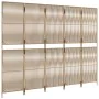 5-panel beige synthetic rattan room divider by , Room dividers - Ref: Foro24-365383, Price: 151,31 €, Discount: %