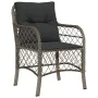 5-piece garden dining set with gray synthetic rattan cushions by , Garden sets - Ref: Foro24-3212134, Price: 581,51 €, Discou...