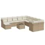 Garden sofa set 12 pieces and brown synthetic rattan cushions by , Garden sets - Ref: Foro24-3250457, Price: 858,16 €, Discou...