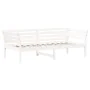 Solid white pine wood sofa bed 90x200 cm by , Beds and slatted bases - Ref: Foro24-842871, Price: 126,88 €, Discount: %