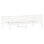 Solid white pine wood sofa bed 90x200 cm by , Beds and slatted bases - Ref: Foro24-842871, Price: 126,88 €, Discount: %