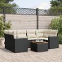 7-piece garden dining set with black synthetic rattan cushions by , Garden sets - Ref: Foro24-3224019, Price: 452,92 €, Disco...