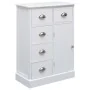 Sideboard with 10 white wood drawers 113x30x79 cm by vidaXL, Sideboards - Ref: Foro24-284175, Price: 284,58 €, Discount: %