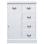 Sideboard with 10 white wood drawers 113x30x79 cm by vidaXL, Sideboards - Ref: Foro24-284175, Price: 284,58 €, Discount: %