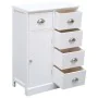 Sideboard with 10 white wood drawers 113x30x79 cm by vidaXL, Sideboards - Ref: Foro24-284175, Price: 284,58 €, Discount: %