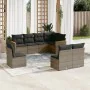 8-piece garden sofa set and gray synthetic rattan cushions by , Garden sets - Ref: Foro24-3226046, Price: 497,31 €, Discount: %