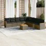 10-piece garden sofa set with gray synthetic rattan cushions by , Garden sets - Ref: Foro24-3226067, Price: 600,49 €, Discoun...