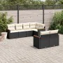 7-piece garden dining set with black synthetic rattan cushions by , Garden sets - Ref: Foro24-3226140, Price: 469,26 €, Disco...