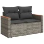 10-piece garden sofa set with gray synthetic rattan cushions by , Garden sets - Ref: Foro24-3226354, Price: 640,44 €, Discoun...