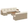 11-teiliges Gartensofa-Set mit beigen synthetischen Rattankissen von , Gartensets - Ref: Foro24-3226394, Preis: 741,57 €, Rab...