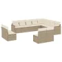 12-teiliges Gartensofa-Set und braune synthetische Rattankissen von , Gartensets - Ref: Foro24-3226471, Preis: 915,39 €, Raba...