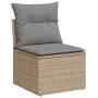 Garden sofa set with beige cushions mix 7 pieces PE rattan by , Garden sets - Ref: Foro24-3255989, Price: 457,94 €, Discount: %