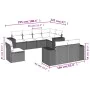 8-piece garden sofa set and gray synthetic rattan cushions by , Garden sets - Ref: Foro24-3255177, Price: 622,75 €, Discount: %