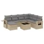 Garden sofa set with beige cushions 8 pcs PE rattan by , Garden sets - Ref: Foro24-3252846, Price: 574,28 €, Discount: %