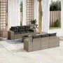 7-teiliges Gartensofa-Set mit grauen PE-Rattan-Kissen von , Gartensets - Ref: Foro24-3254647, Preis: 569,99 €, Rabatt: %