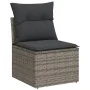 Set mit 12 Gartensofas mit Kissen synthetisches Rattangrau von , Gartensets - Ref: Foro24-3226445, Preis: 759,80 €, Rabatt: %