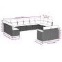 Set mit 12 Gartensofas mit Kissen synthetisches Rattangrau von , Gartensets - Ref: Foro24-3226445, Preis: 759,80 €, Rabatt: %